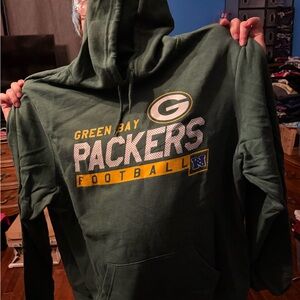 Team Apparel Dark Green NFL Pullover Hoodie